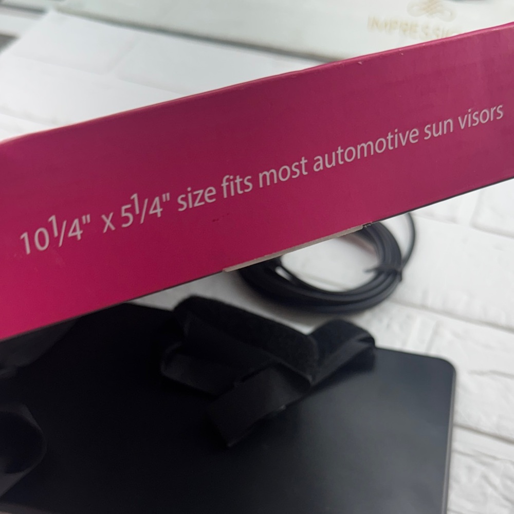 Black LED Visor Vanity Mirror - Picture 11 of 11